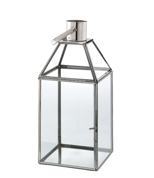 Lantern Stainless Steel & Glass
