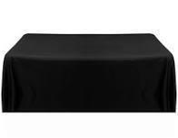 Linen Tablecloth Black