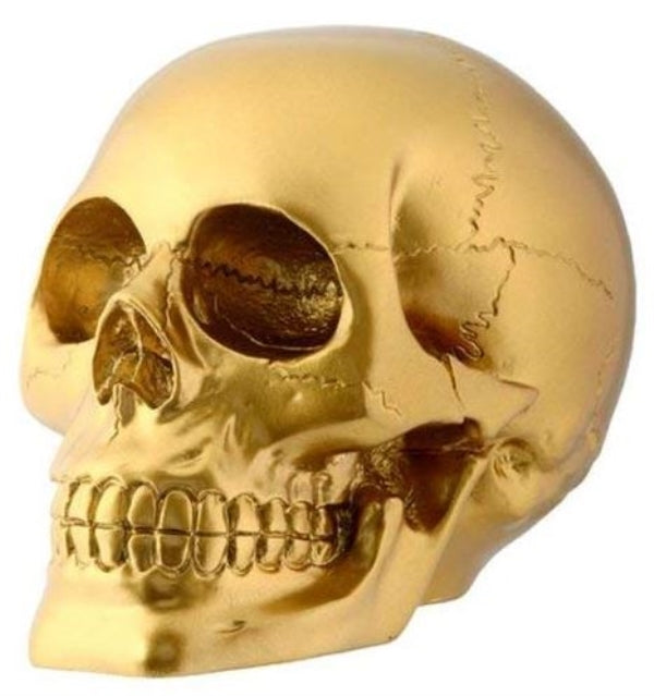 Skull Decorative Gold