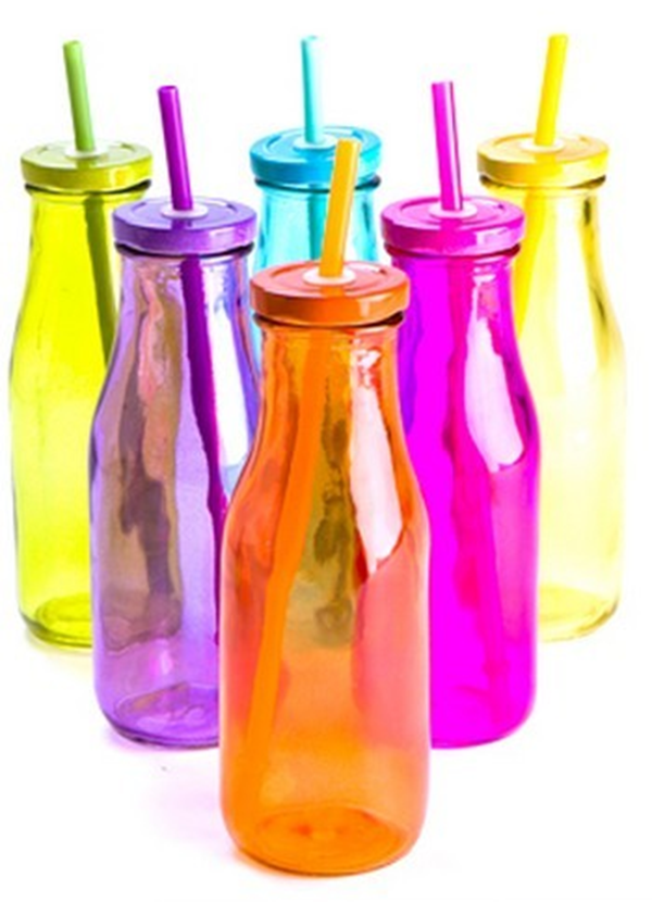 Glass Mason Jars & Glass Bottles Assorted Sizes