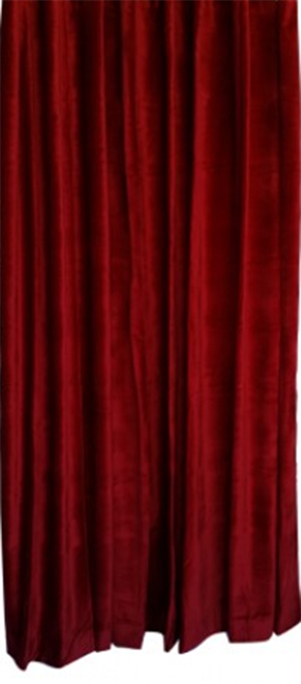 Drape Velvet Red