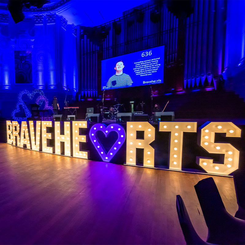 Lighting Marquee Letter Illuminated V