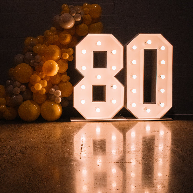 Lighting Marquee Letter Illuminated O