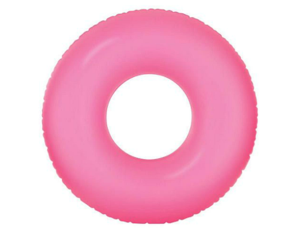 Inflatable Ring Frosted Pink