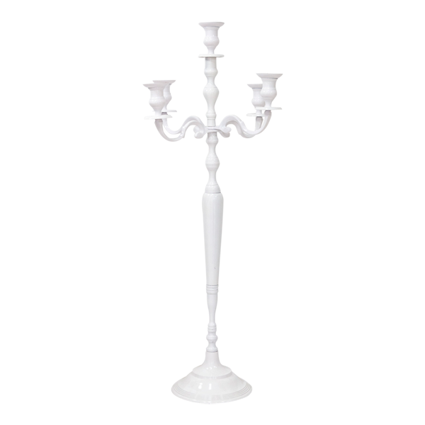 Candelabra 5 Prong White