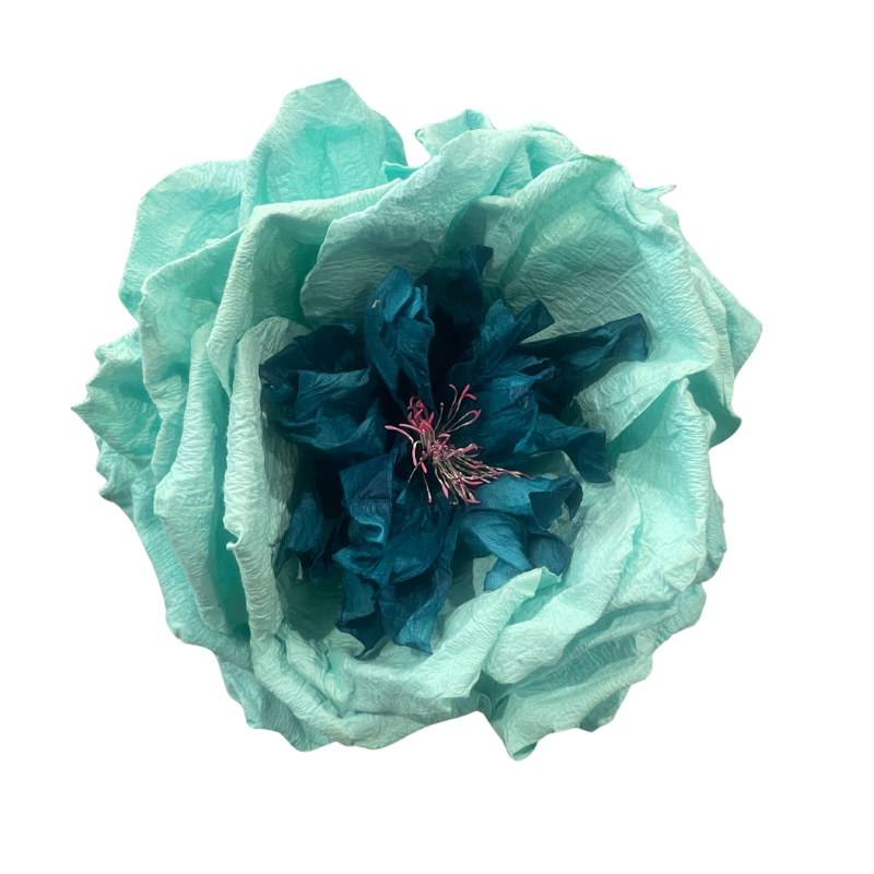 Flower Paper Aqua