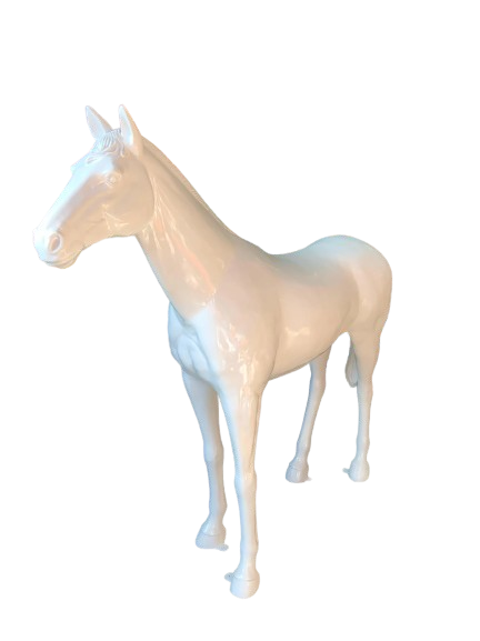 Horse Fibreglass Pastel Gold 51kg