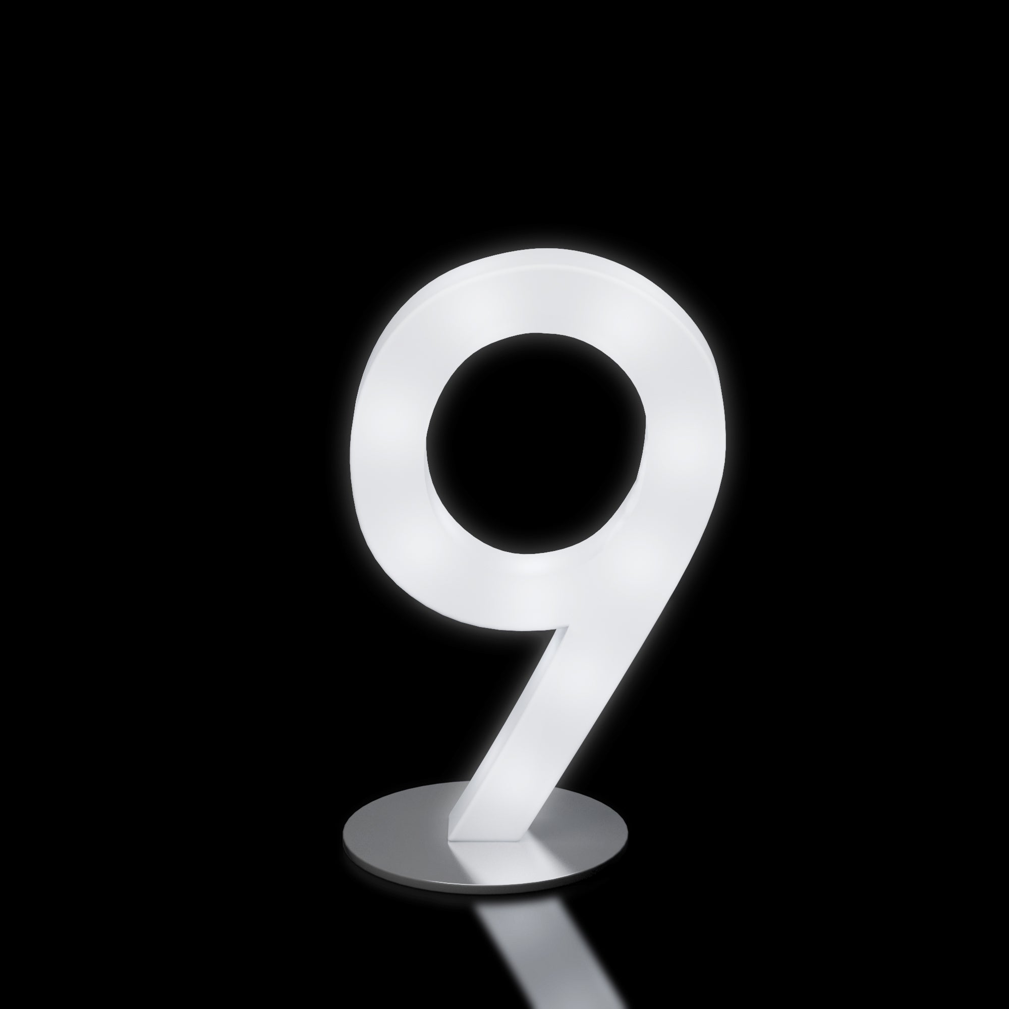 Glow Number LED  '9'
