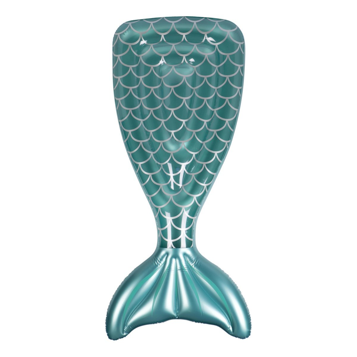 Inflatable Lilo Pearlescent Blue Mermaid Tail