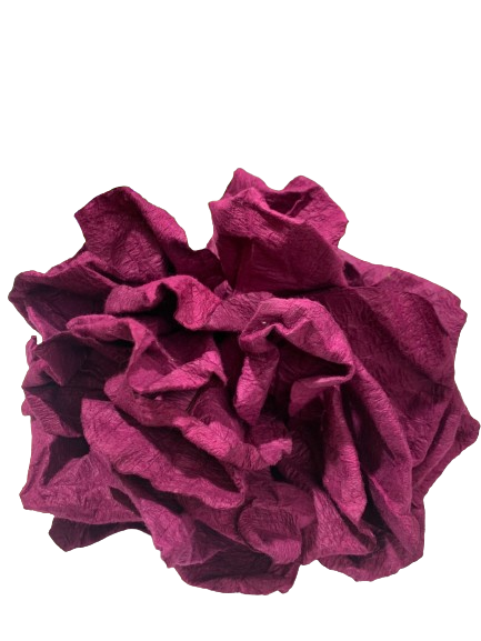 Floral Paper Roses Oversize Purple